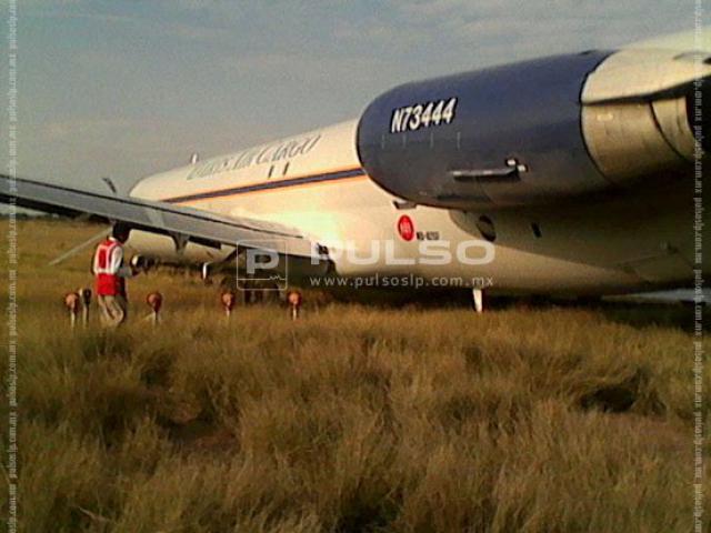 Sortie de piste au décollage d'un avion de Everts Air