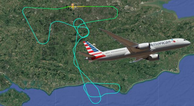 Retour cause problème de volets d'un avion de American Airlines
