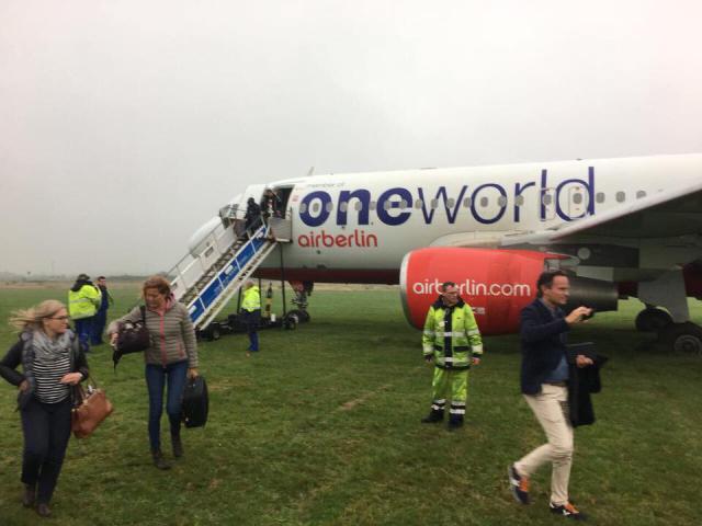 Sortie de piste à l'atterrissage d'un avion de Air Berlin