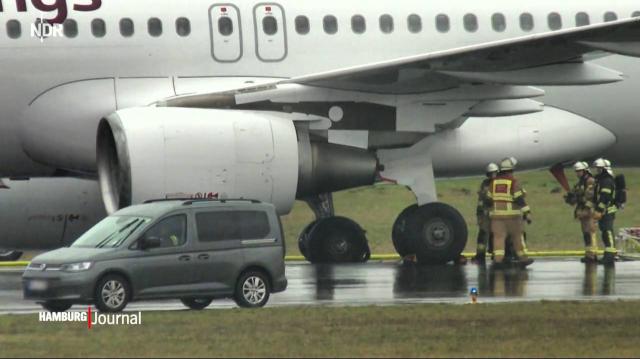 Double éclatement de pneu au poser d'un avion de Eurowings