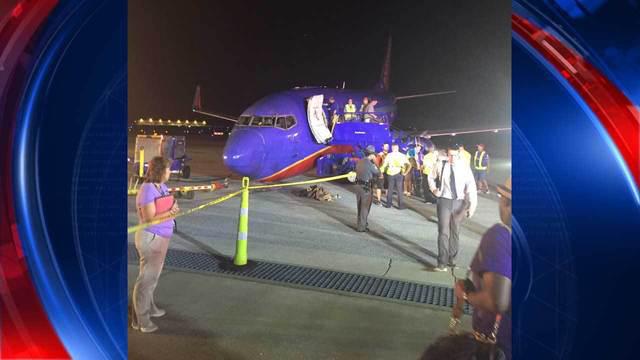 Rupture de train au repoussage d'un avion de Southwest