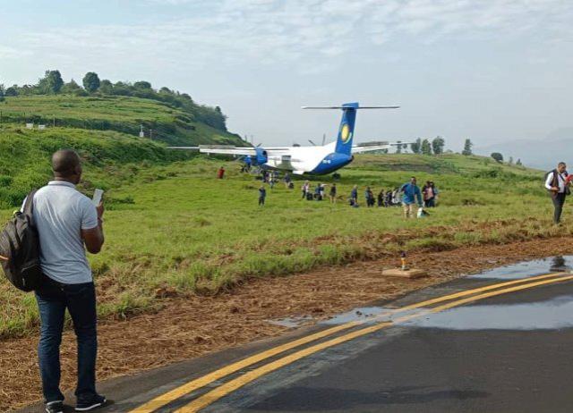 Sortie de piste à l'atterrissage d'un avion de RwandAir