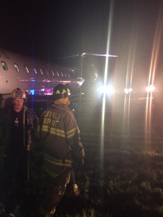 Sortie de piste à l'atterrissage d'un avion de United