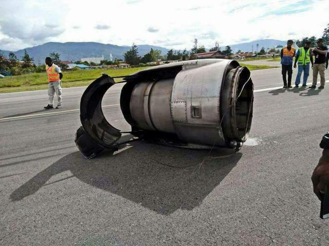 Sortie de piste à l'atterrissage d'un avion de Jayawijaya