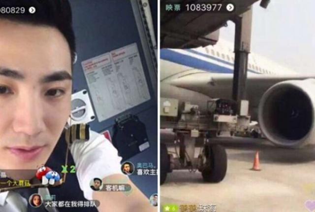 Pilote Air China suspendu car il se filme pendant la prévol