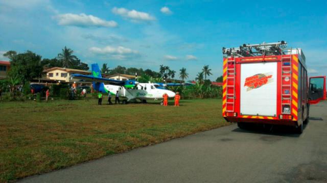 Sortie de piste au demi-tour d'un avion de Malaysia Airlines