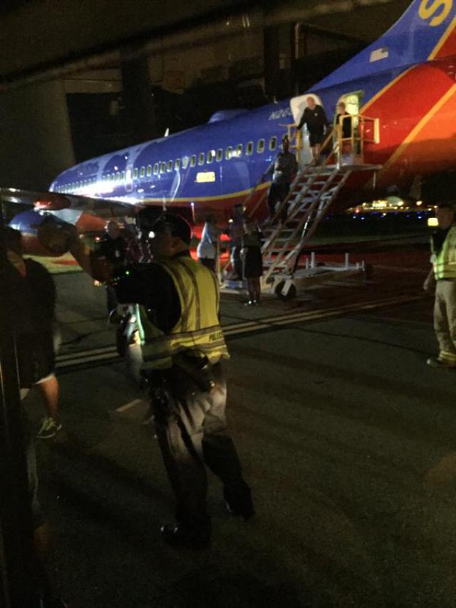 Sortie de piste à l'atterrissage d'un avion de Southwest