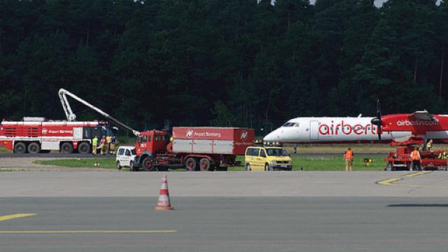 Perte d'une roue à l'atterrissage d'un avion de Air Berlin