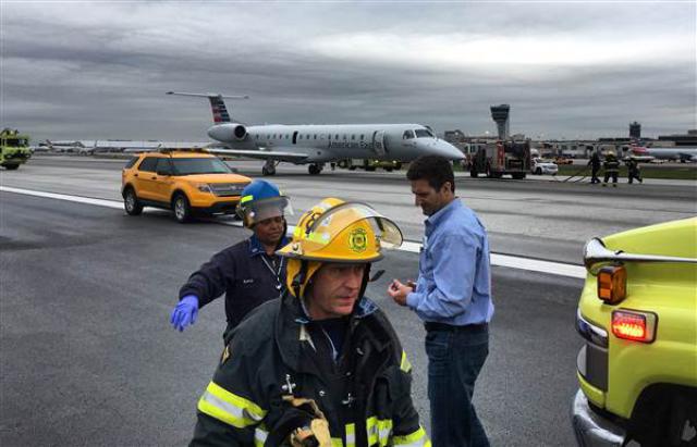 Urgence cause fumée à bord d'un avion de American Airlines