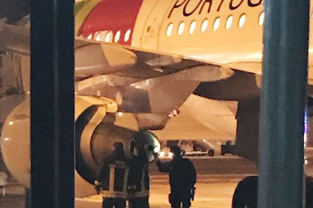 Retour cause feu moteur d'un avion de TAP Portugal