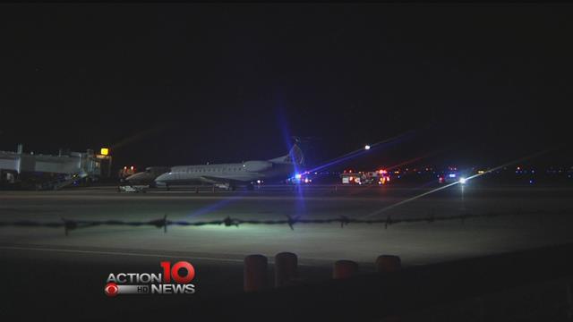 Problème de train au poser d'un avion de American Airlines