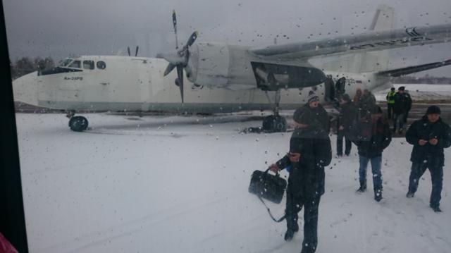 Sortie de piste au roulage d'un avion de Turukhan Airlines