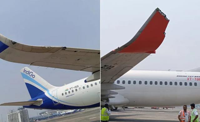Un avion de IndiGo heurte un avion de Air India Express