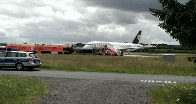 Urgence cause fumée dans le cockpit d'un avion de Lufthansa