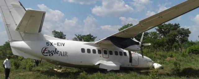 Sortie de piste au décollage d'un avion de Eagle Air