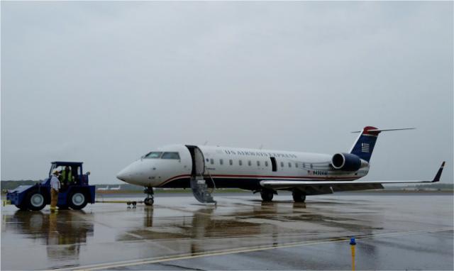 Urgence cause fumée en cabine d'un avion de American