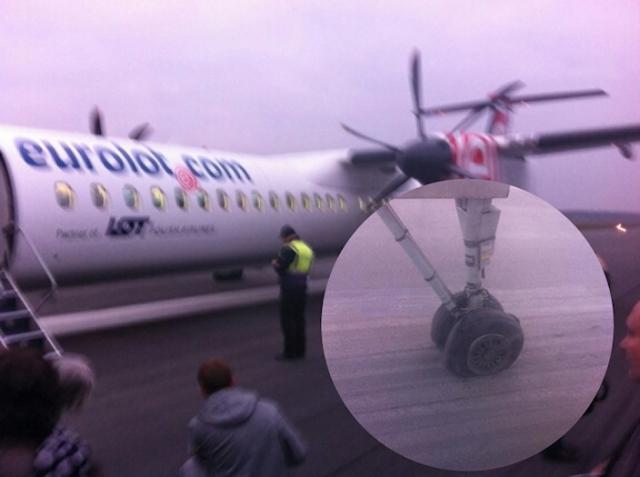 Éclatement de pneus au poser d'un avion de LOT Polish