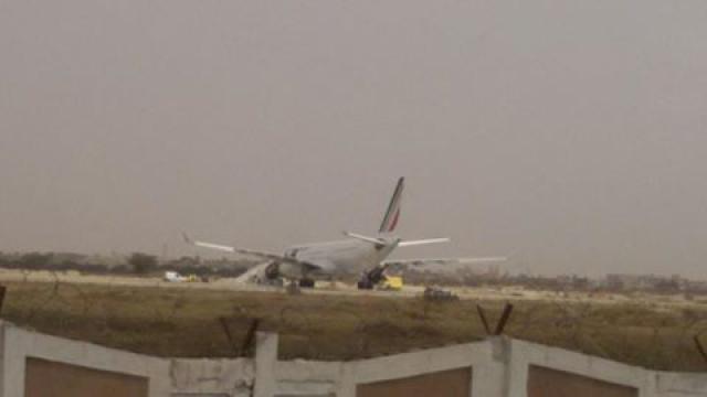Sortie de piste à l'atterrissage d'un avion de Air France