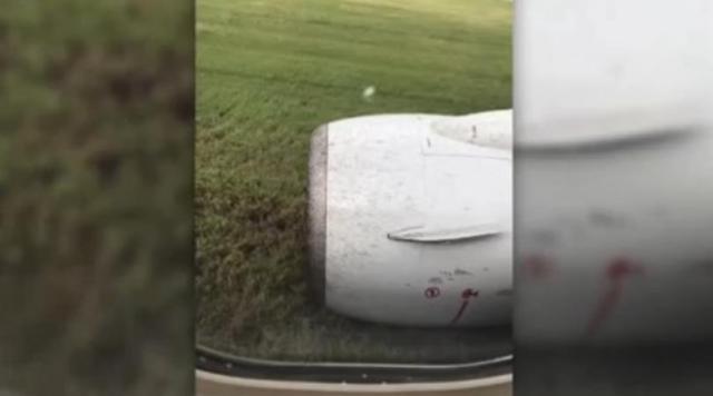 Sortie de piste à l'alignement d'un avion de American