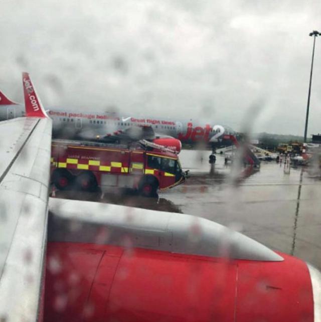 Interruption de décollage d'un avion de Jet2com