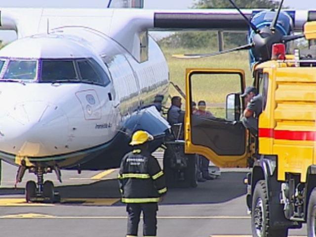 Retour cause alerte à la bombe d'un avion de AZUL