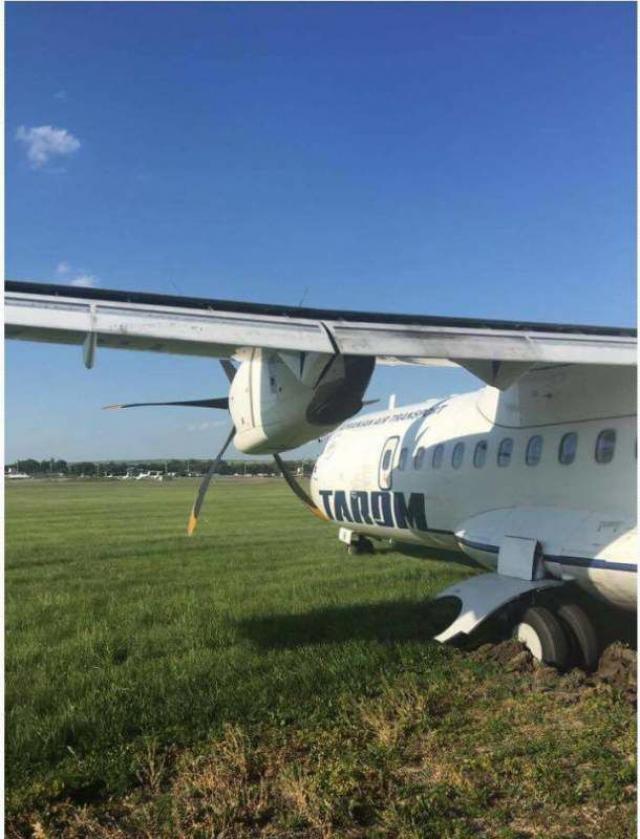 Sortie de piste à l'atterrissage d'un avion de la TAROM