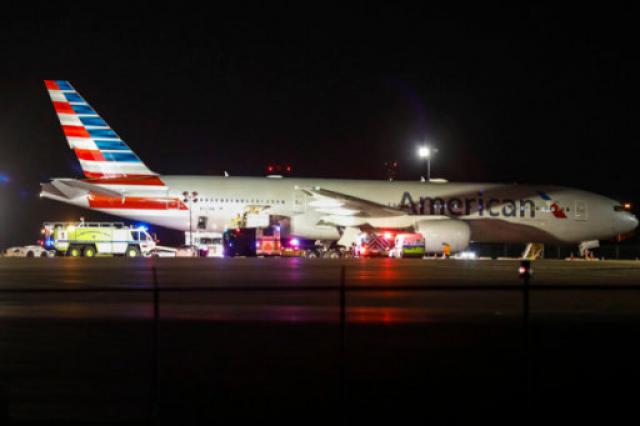 Déroutement cause alarme incendie d'un avion de American Airlines