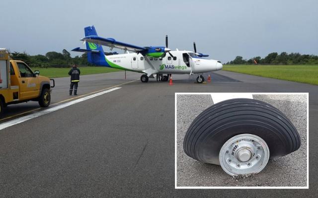 Sortie de piste au poser d'un avion de Malaysia Airlines