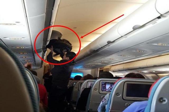 Un voleur de bagage arrêté dans un avion de Turkish Airlines