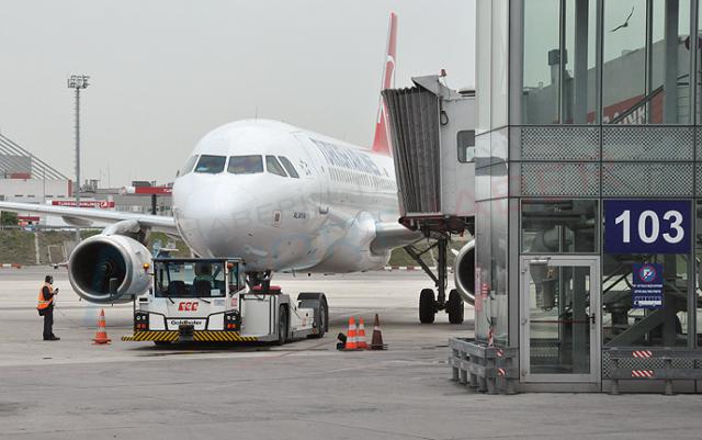 Évacuation cause paquet suspect d'un avion de Turkish