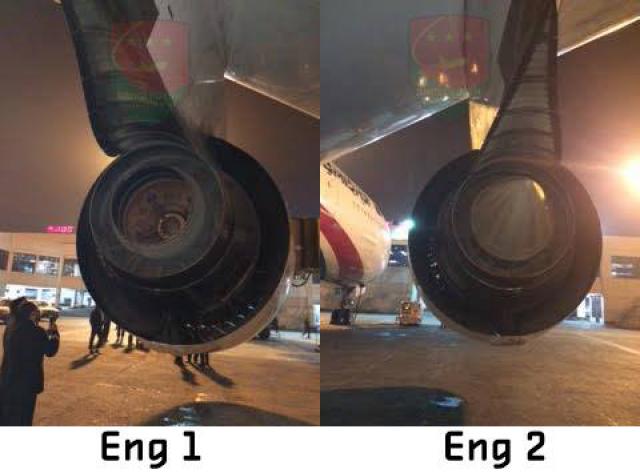 Retour cause moteur d'un avion de Biman Bengladesh