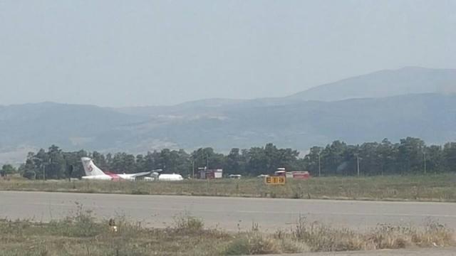 Sortie de piste d'un avion de Air Algérie à l'atterrissage