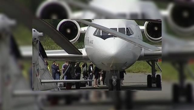 Retour cause problème de volets d'un avion de Gazpromavia