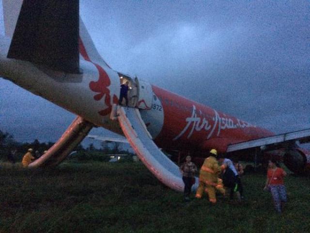 Sortie de piste à l'atterrissage d'un avion de AirAsia Zest