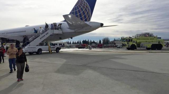 Retour cause fumée dans le cockpit d'un avion de United