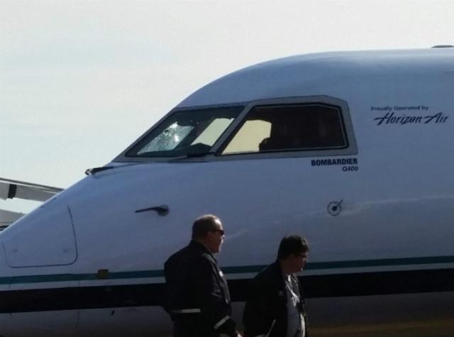 Déroutement cause pare-brise d'un avion de Alaska Airlines