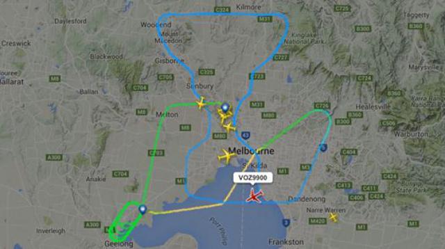 Virgin Australia critiquée après son vol en forme de coupe