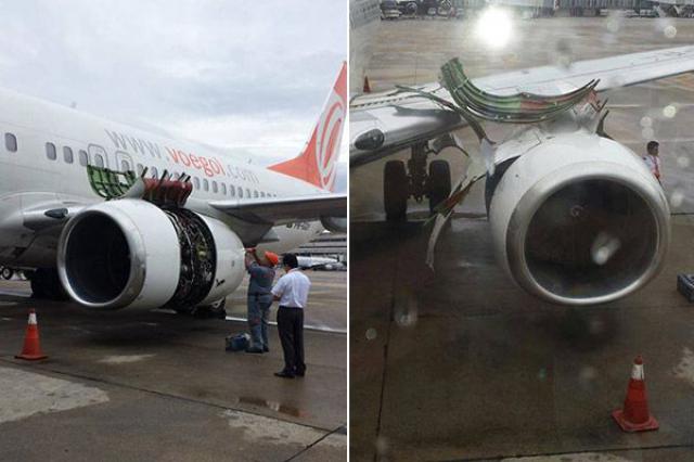 Incident de carénage moteur en vol d'un avion de GOL