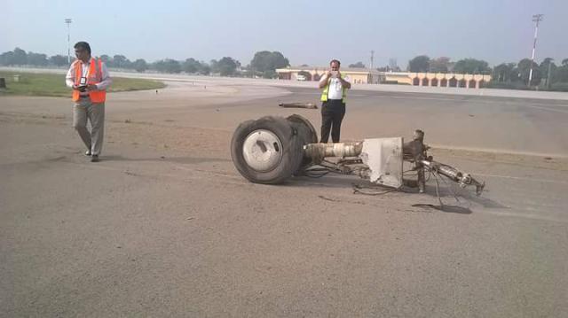 Sortie de piste au poser d'un avion de Shaheen Airlines