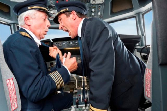 L'avion de United retardé cause altercation entre pilotes