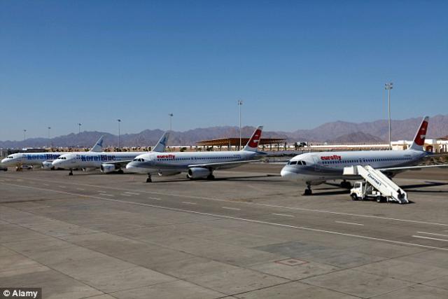 Retards cause sécurité à l'aéroport de Sharm-el-Sheik