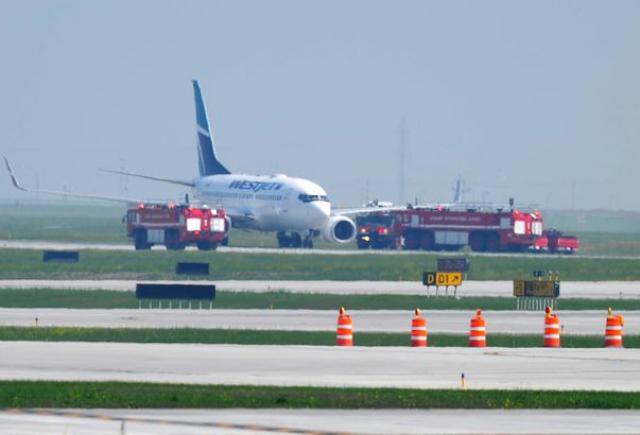Interruption de décollage cause pneu d'un avion de WestJet
