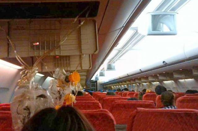 Déroutement cause dépressurisation d'un avion de Orient Thai