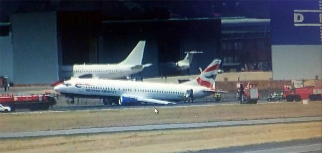 Rupture de train au roulage d'un avion de British Airways