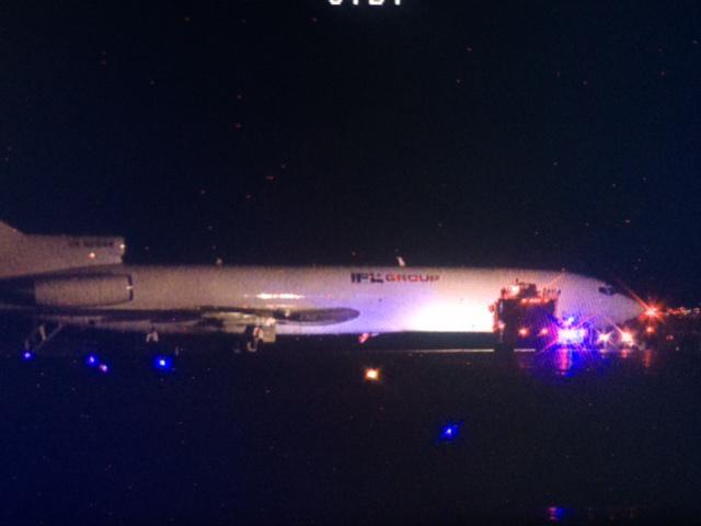 Déroutement cause fumée d'un avion-cargo de Contract Air