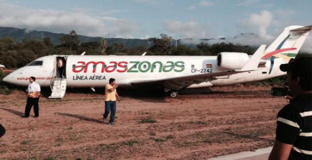Sortie de piste au décollage d'un avion de Amaszonas