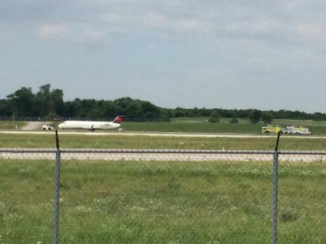 Retour cause problème de train d'un avion de Delta Airlines