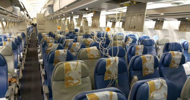 Dépressurisation Gulf Air: Des masques sont restés bloqués
